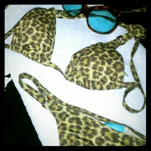 "Melissa Odabash" Leopard Print Bikini